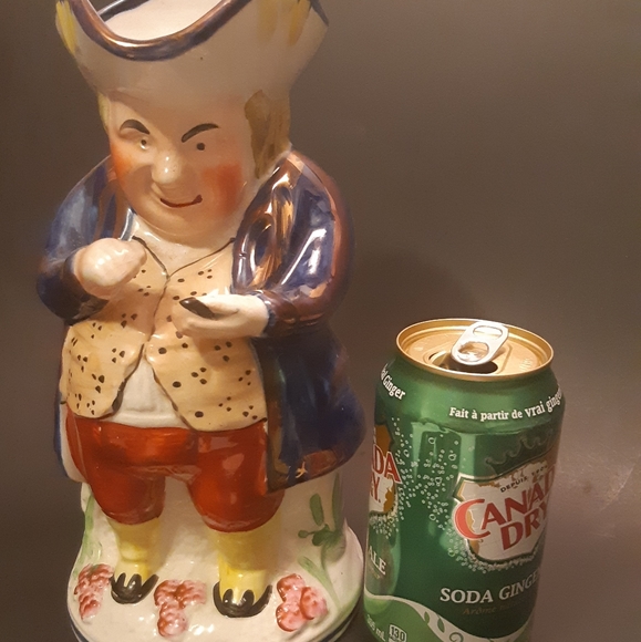 Allertons Staffordhire colonial snuff taker 6 3/4" Toby Pitcher 1912-1915 - Picture 2 of 14